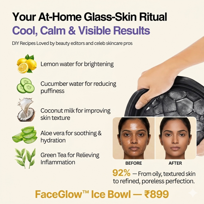 What Your Expensive Serum Promises — Ice Delivers for Free.