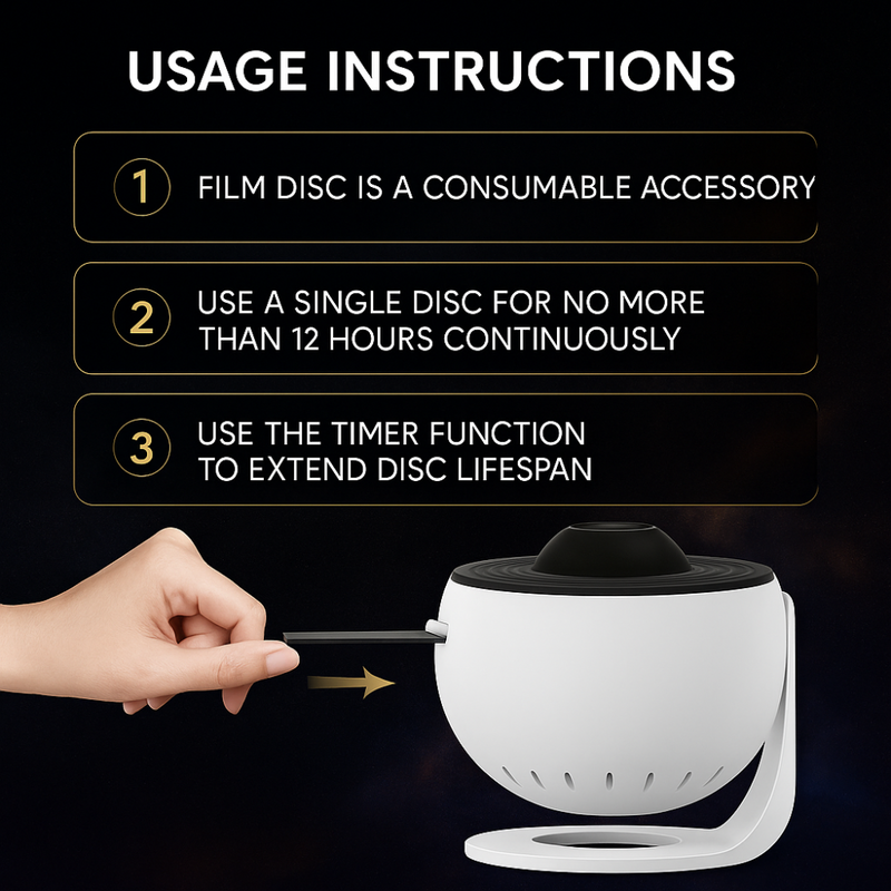 Starlume™ Galaxy Projector