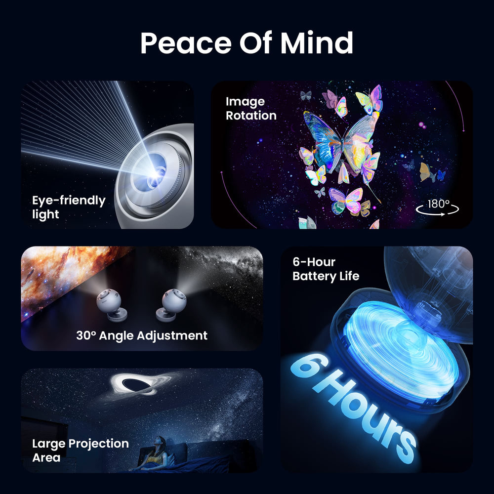 Starlume™ Galaxy Projector
