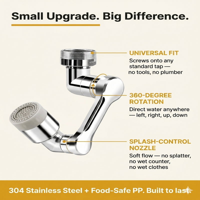 AquaTwist™ – 360° Tap Extender