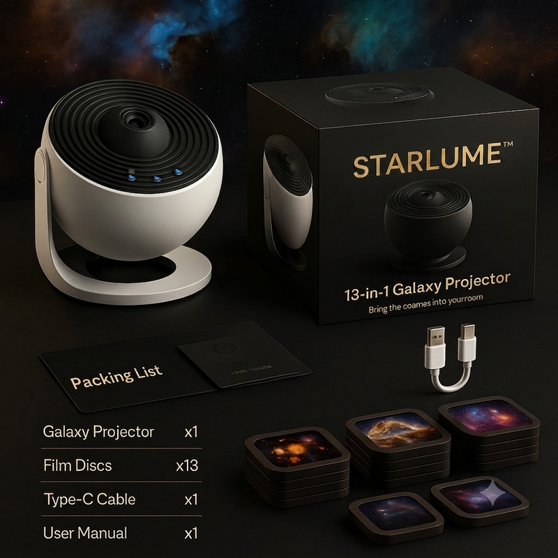 Starlume™ Galaxy Projector