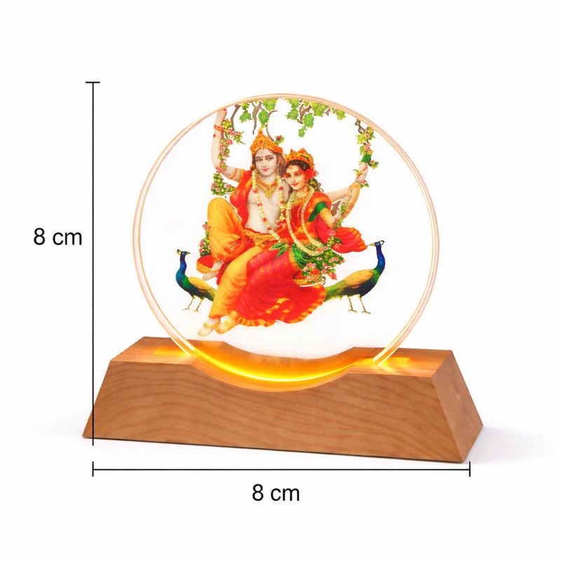 Radha Krishna Ring Lamp