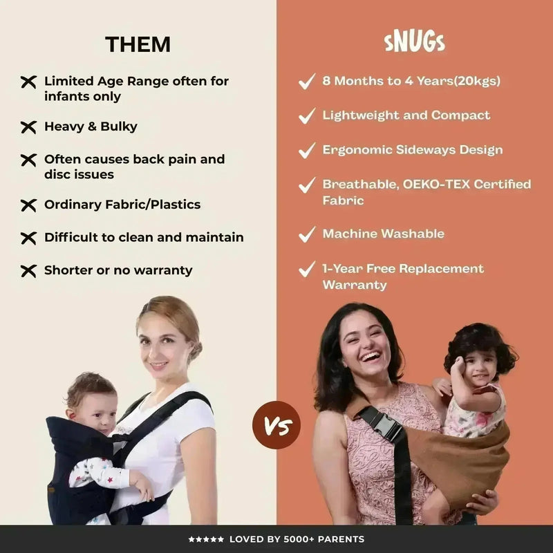 Snug™- Sideways Carrier